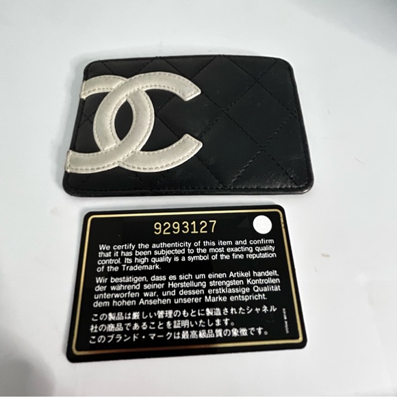 Chanel Quilted Cambon Ligne Card Case Authentic - Picture 5 of 5